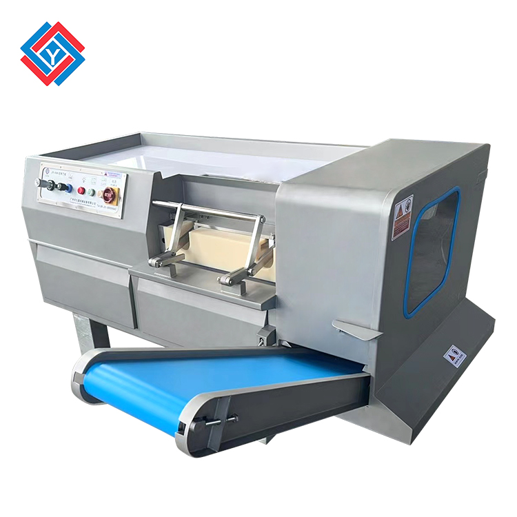 自动牛肉切丁机JY-550(输送带款)